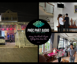 Lắp Dàn Karaoke Đỉnh Cao Trị Giá Hơn 100 Triệu Đồng Cho Biệt Thự  Chị Nhu Tại TP Đà Lạt  
