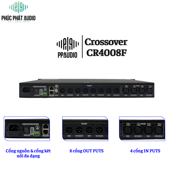 Crossover PPAUDIO CR4008F