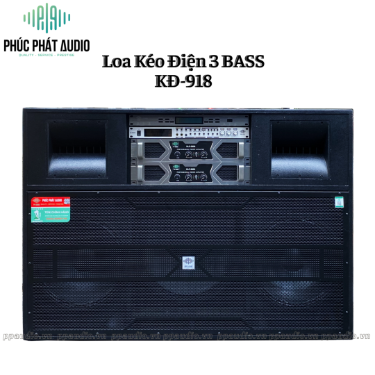 Loa Kéo Điện 3 Bass PPA KĐ-918
