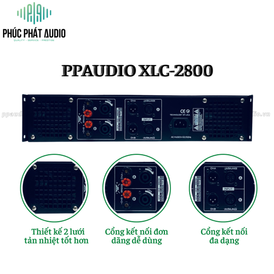 Main PPAUDIO XLC-2800